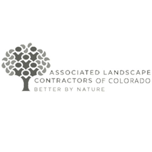 Logo of Associated Landscape Contractors of Colorado, featuring a stylized tree and the phrase "Better By Nature." No landmarks or historical buildings.